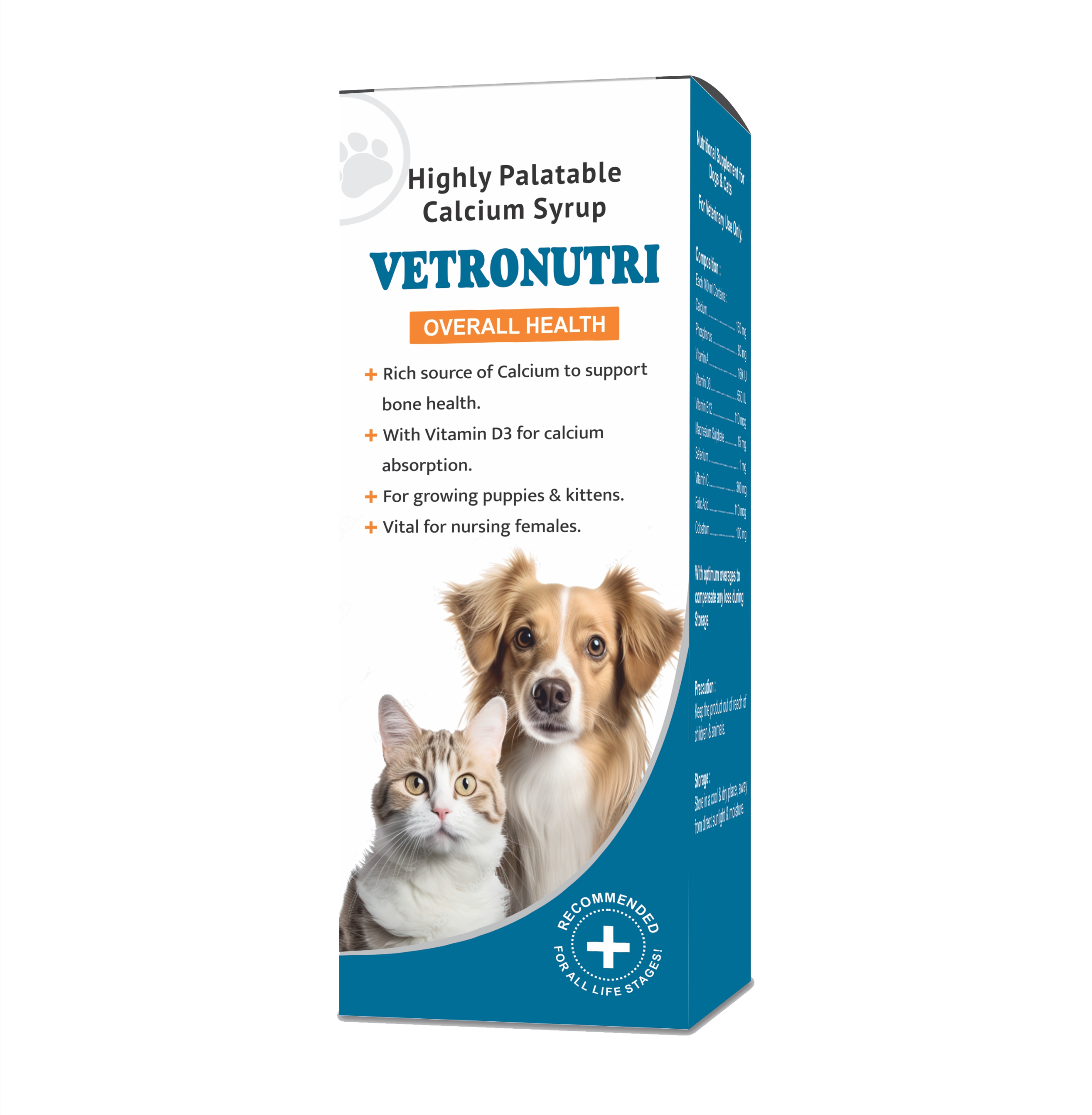 Calcium Syrup for Cats & Dogs