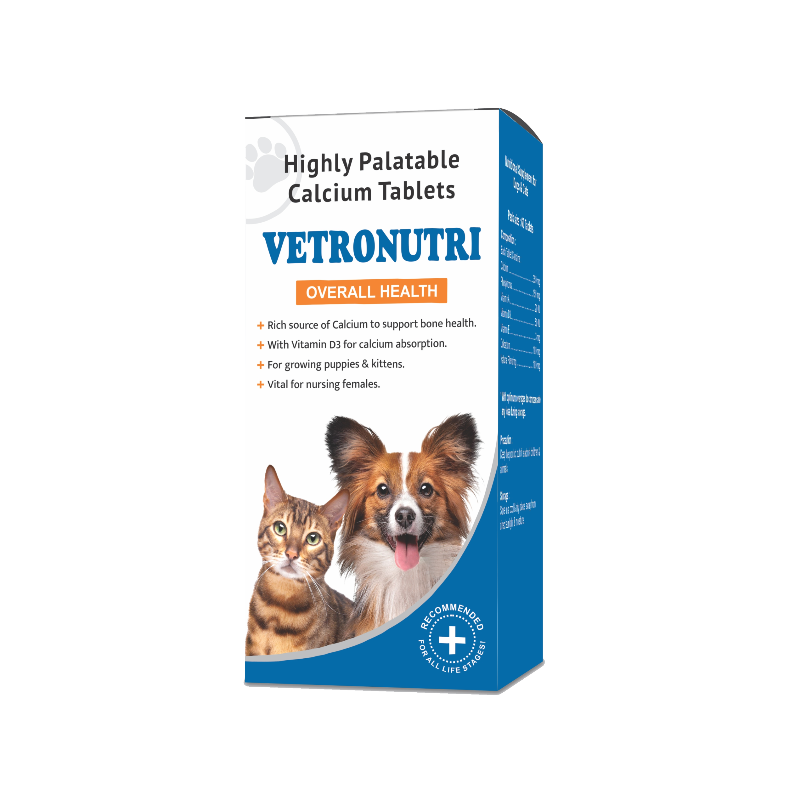 Calcium Tablets for Cats & Dogs